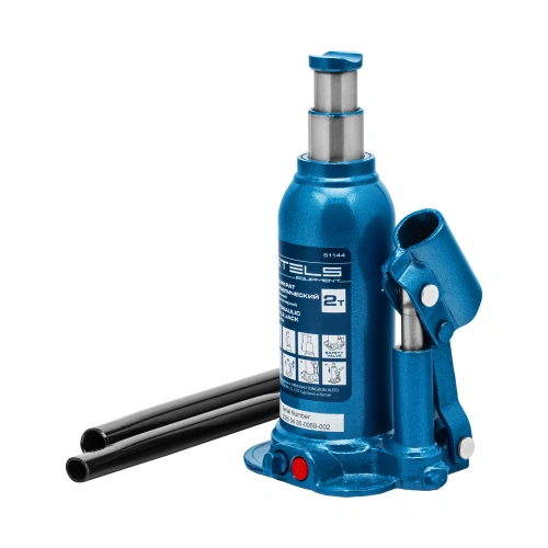 Домкрат гидравлический бутылочный телескопический, 2 т, подъем 170-380 мм Stels по ценам производителя в Екатеринбурге с доставкой по всей России