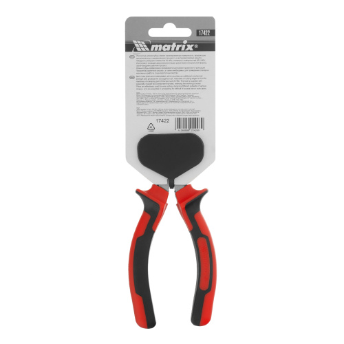 Длинногубцы изогнутые Nickel, 180 мм, никелированные, двухкомпонентные рукоятки Matrix по ценам производителя в Екатеринбурге с доставкой по всей России