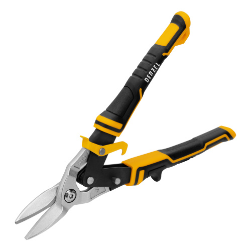 Ножницы по металлу, 270 мм, прямой рез, сталь-CrMo, трехкомпонентные рукоятки Denzel по ценам производителя в Екатеринбурге с доставкой по всей России