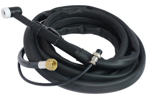 Горелка сварочная TIG  с газовым охлаждением WP-17 (2-pin, 4м) / Torch for TIG welding по ценам производителя в Екатеринбурге с доставкой по всей России