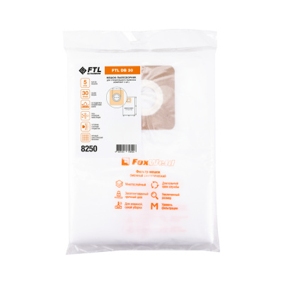 Мешок-пылесборник FTL DB 30 (комплект 5 шт.) по ценам производителя в Екатеринбурге с доставкой по всей России