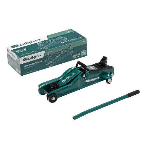 Домкрат гидравлический подкатной, 2 т, 85-330 мм, низкий подхват Сибртех по ценам производителя в Екатеринбурге с доставкой по всей России
