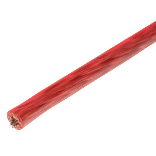 Трос металлополимерный красный ПР-3.0, толщина 3.0 мм, моток 20 метров Сибртех по ценам производителя в Екатеринбурге с доставкой по всей России