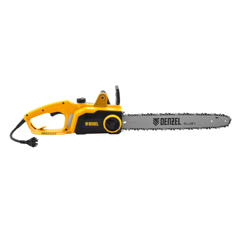 Пила цепная электрическая EDS-2200P, 2.2 кВт,поперечная, шина 45 см, шаг 3/8, паз 1.3 мм, 63 звена Denzel по ценам производителя в Екатеринбурге с доставкой по всей России