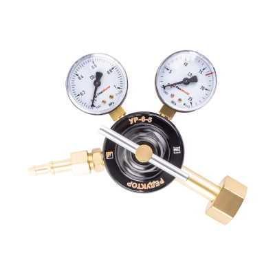 Редуктор УР-6-5 (углекислотный, 2 манометра, ЛАТУНЬ) купить в Москве с доставкой по всей России | ProtosMarket.ru