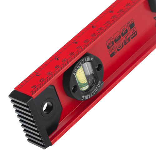 Уровень алюминиевый "Рельс", 400 мм, 3 глазка, усиленный Matrix по ценам производителя в Екатеринбурге с доставкой по всей России