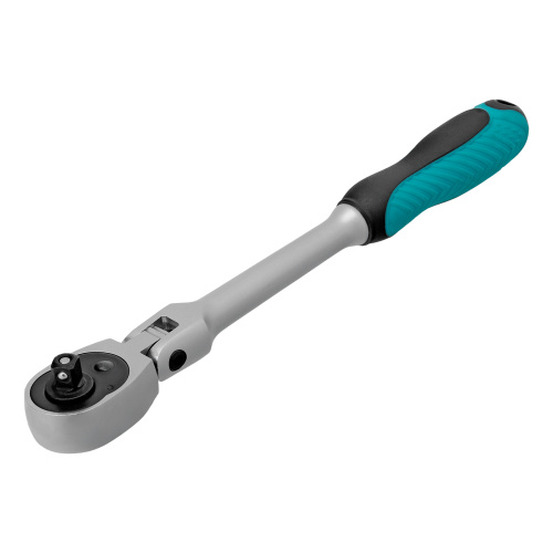 Ключ-трещотка шарнирный 1/4", СrV, 72 зуба, с быстрым сбросом, матовый хром Stels по ценам производителя в Екатеринбурге с доставкой по всей России