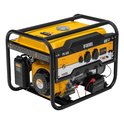 Генератор бензиновый PS-33E, 3.3 кВт, 230В, 15 л, электростартер Denzel по ценам производителя в Екатеринбурге с доставкой по всей России