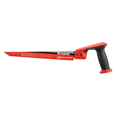 Ножовка по дереву выкружная, 300 мм, каленый зуб, двухкомпонентная рукоятка Matrix по ценам производителя в Екатеринбурге с доставкой по всей России