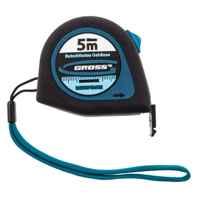 Рулетка "Ergonomisch",5 м x 25 мм,магнитный обрезиненный зацеп Gross по ценам производителя в Екатеринбурге с доставкой по всей России