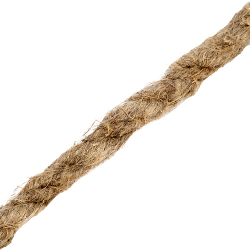 Веревка льнопеньковая, D 10 мм, L 6 м, крученая Сибртех по ценам производителя в Екатеринбурге с доставкой по всей России