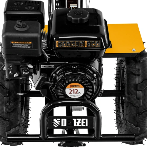 Мотоблок DPT-370X, 7 л.с, дисковое сцепление, ширина 90 см, глубина 35 см, фрез 3 х 4, ВОМ, передачи 3В/1Н Denzel по ценам производителя в Екатеринбурге с доставкой по всей России