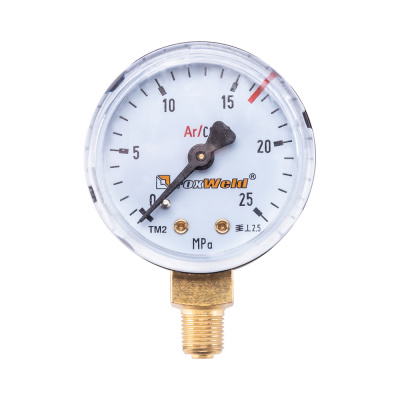 FoxWeld Манометр для регулятора WR550 mini (аргон/углекислота) ВД (пр-во FoxWeld/КНР) по ценам производителя в Екатеринбурге с доставкой по всей России