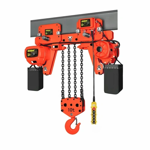 10т 6м УСВ таль цепная ТЭЦ OCALIFT 10-04LHS 380в передвижная односкоростная купить в Москве с доставкой по всей России | ProtosMarket.ru