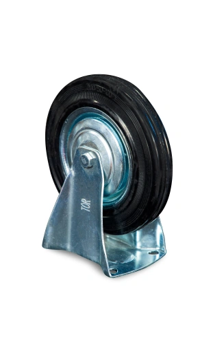Колесо неповоротное резина FC 80 200 мм (N) по ценам производителя в Екатеринбурге с доставкой по всей России