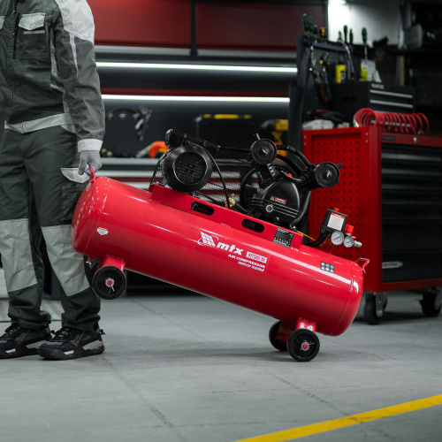 Компрессор воздушный ременный привод КР2500/80, 2,5 кВт, 80 литров, 420 л/мин МТХ по ценам производителя в Екатеринбурге с доставкой по всей России