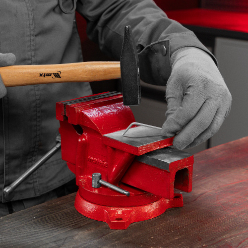 Тиски слесарные, 100 мм, поворотные, с наковальней Matrix по ценам производителя в Екатеринбурге с доставкой по всей России