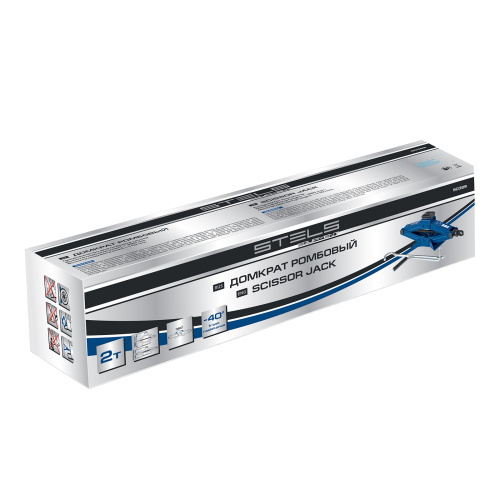 Ромбовый домкрат, 2 т, 110-390 мм Stels по ценам производителя в Екатеринбурге с доставкой по всей России
