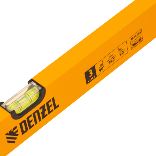 Уровень алюминиевый, 2000 мм, фрезерованный, 3 глазка Denzel по ценам производителя в Екатеринбурге с доставкой по всей России