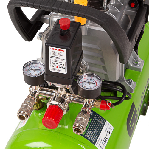 Компрессор воздушный КК-1500/24, 1.5 кВт, 198 л/мин, 24 л, прямой привод, масляный Сибртех по ценам производителя в Екатеринбурге с доставкой по всей России