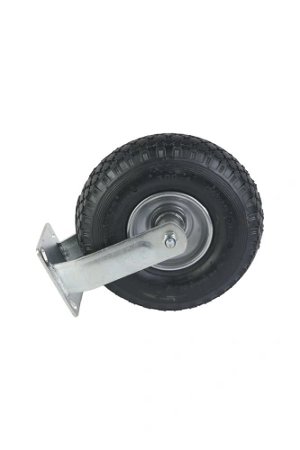 Колесо пневматическое резиновое 260 мм PRF 85 неповоротное на кронштейне по ценам производителя в Екатеринбурге с доставкой по всей России