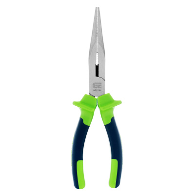 Длинногубцы прямые, 200 мм, двухкомпонентные рукоятки Сибртех по ценам производителя в Екатеринбурге с доставкой по всей России