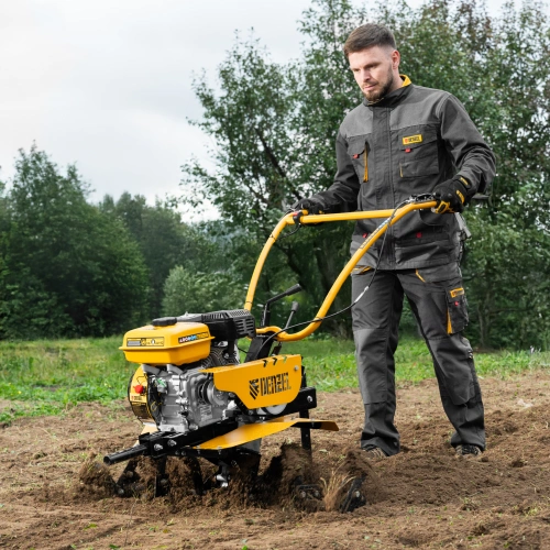 Мотоблок DPT-270S, 7 л.с., ремен.сцеп, фрез 3х4, ШОМ, передачи 2В/1Н Denzel по ценам производителя в Екатеринбурге с доставкой по всей России