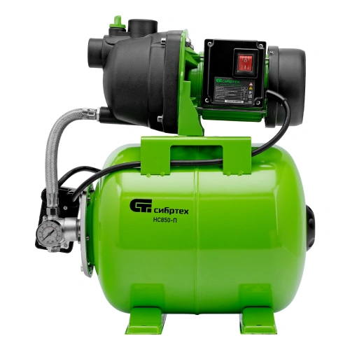 Насосная станция НС850-П, 850 Вт, напор 42 м, 3500 л/ч, ресивер 19 л Сибртех по ценам производителя в Екатеринбурге с доставкой по всей России