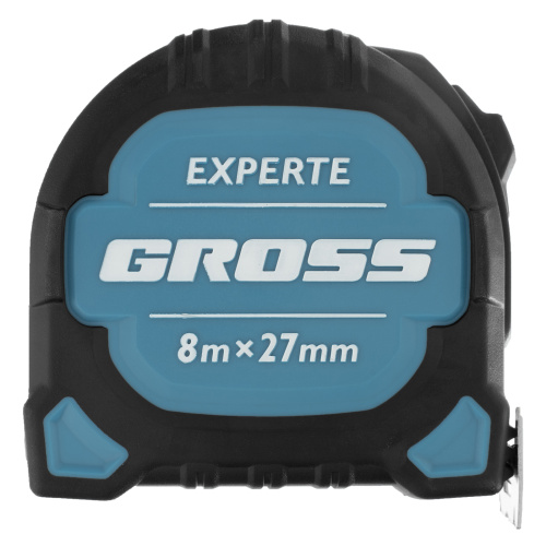 Рулетка Experte,8 м x 27 мм,двухкомпонентный корпус,магнит,двухсторонняя разметка,нейлон Gross по ценам производителя в Екатеринбурге с доставкой по всей России