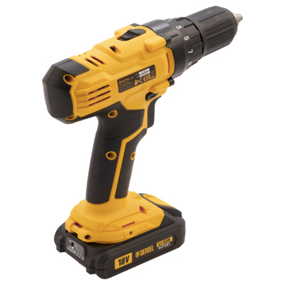 Дрель-шуруповерт аккумуляторная CDL-IB-18-02, Li-Ion, 18 В, 2 акк. Denzel по ценам производителя в Екатеринбурге с доставкой по всей России