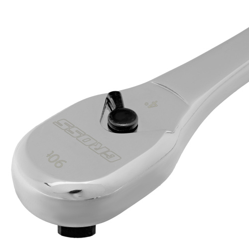 Ключ-трещотка 1/2", CrV, 90 зубьев, усиленный, хром Gross по ценам производителя в Екатеринбурге с доставкой по всей России