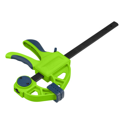 Струбцина F-образная, быстрозажимная, 150 х 70 х 360 мм, пластиковый корпус, фиксатор, двухкомпонентная рукоятка Сибртех по ценам производителя в Екатеринбурге с доставкой по всей России