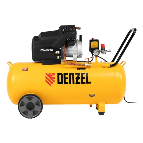 Компрессор воздушный DKV2200/100, Х-PRO 2.2 кВт, 400 л/мин, 100л Denzel по ценам производителя в Екатеринбурге с доставкой по всей России