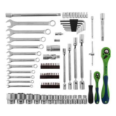 Набор инструментов 89 предметов, CrV 1/2", 1/4" Сибртех по ценам производителя в Екатеринбурге с доставкой по всей России