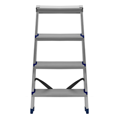 Стремянка двусторонняя 4 ступени, алюминиевая, Сибртех по ценам производителя в Екатеринбурге с доставкой по всей России