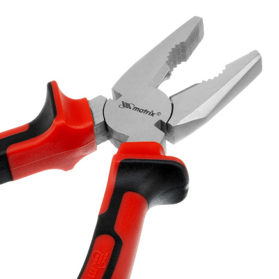 Плоскогубцы Nickel, 160 мм, никелированные, двухкомпонентные рукоятки Matrix по ценам производителя в Екатеринбурге с доставкой по всей России