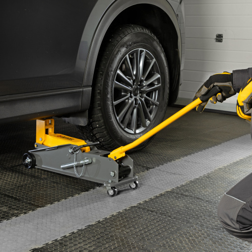 Домкрат гидравлический подкатной с фиксатором, 3 т, 190-532 мм, SUV/ Denzel по ценам производителя в Екатеринбурге с доставкой по всей России