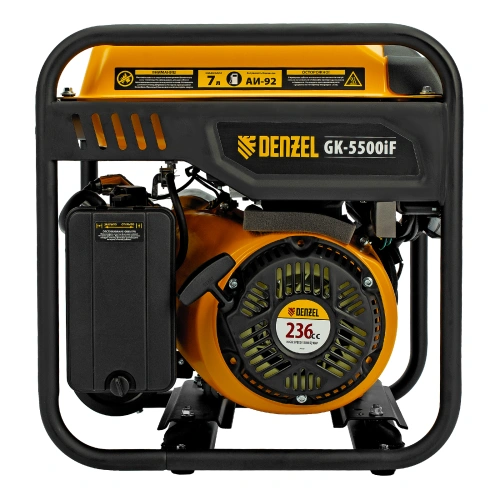 Генератор инверторный GK-5500iF, 5,5 кВт, 230 В, ручной старт DENZEL по ценам производителя в Екатеринбурге с доставкой по всей России