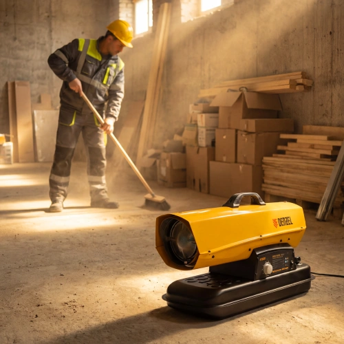 Дизельная тепловая пушка DHG-25i, 25 кВт, 600 м3/ч, прямой нагрев, термостат Denzel по ценам производителя в Екатеринбурге с доставкой по всей России