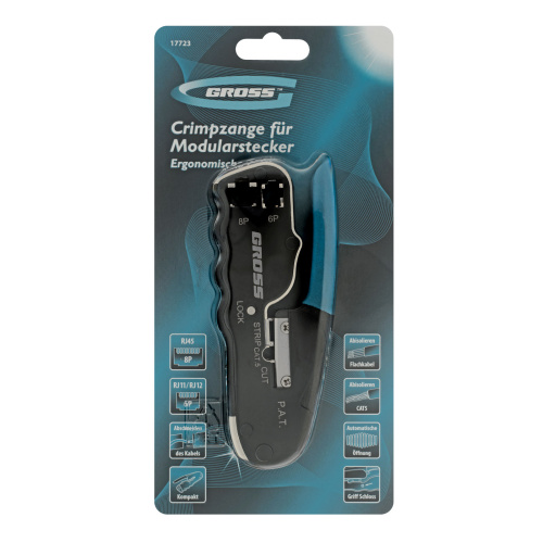 Клещи для обжима телефонных и компьютерных клемм RJ45, 8P и RJ11/12, 6P, компактный размер, CAT5 Gross по ценам производителя в Екатеринбурге с доставкой по всей России