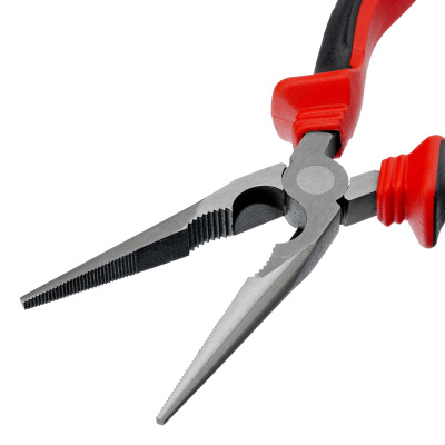 Длинногубцы прямые, 200 мм, хром-ванадий, двухкомпонентные рукоятки Matrix по ценам производителя в Екатеринбурге с доставкой по всей России