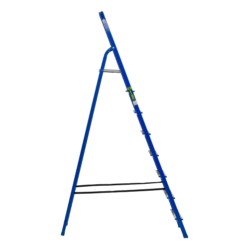 Стремянка, 8 ступеней, стальной профиль, алюминиевые ступени Сибртех по ценам производителя в Екатеринбурге с доставкой по всей России