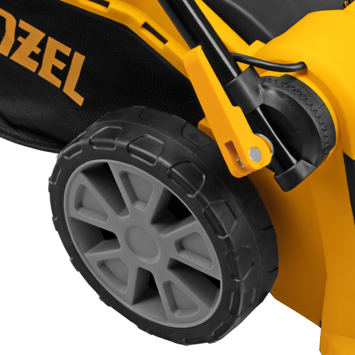 Газонокосилка электрическая GM-1800, 1800 Вт, шир. 38 см, 6 уров., травосб. 40 л. Denzel по ценам производителя в Екатеринбурге с доставкой по всей России