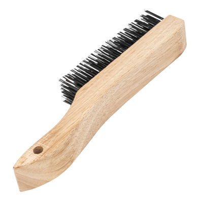 Щетка зачистная шестирядная, закаленная прямая проволока с деревянной ручкой Сибртех по ценам производителя в Екатеринбурге с доставкой по всей России