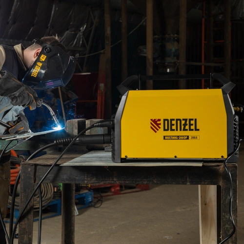 Аппарат инвертор. полуавтомат. сварки MultiMIG-200DP Synergy Double Pulse, 200 А, ПВ 80% Denzel по ценам производителя в Екатеринбурге с доставкой по всей России
