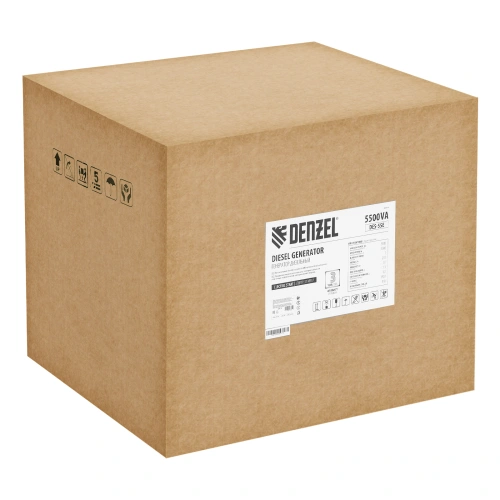Генератор дизельный DES-55E, 5,5 кВт, 230 В, 11 л, электростартер Denzel по ценам производителя в Екатеринбурге с доставкой по всей России