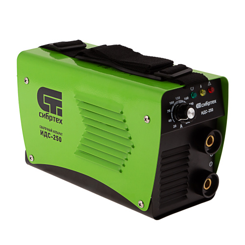 Аппарат инверторный дуговой сварки ИДС-250, 250 А, ПВ 80%, диаметр электрода 1.6-5 мм Сибртех по ценам производителя в Екатеринбурге с доставкой по всей России