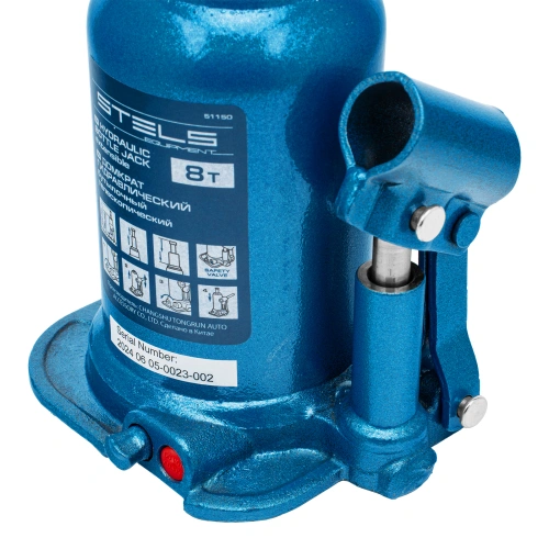 Домкрат гидравлический бутылочный телескопический, 8 т, подъем 180-410 мм Stels по ценам производителя в Екатеринбурге с доставкой по всей России