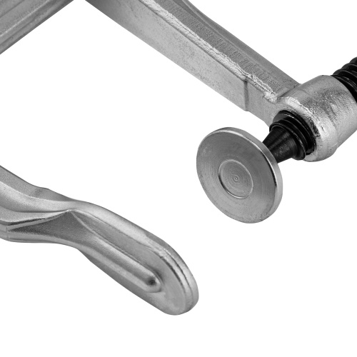 Струбцина F-образная, 100x300мм, кованая Denzel по ценам производителя в Екатеринбурге с доставкой по всей России