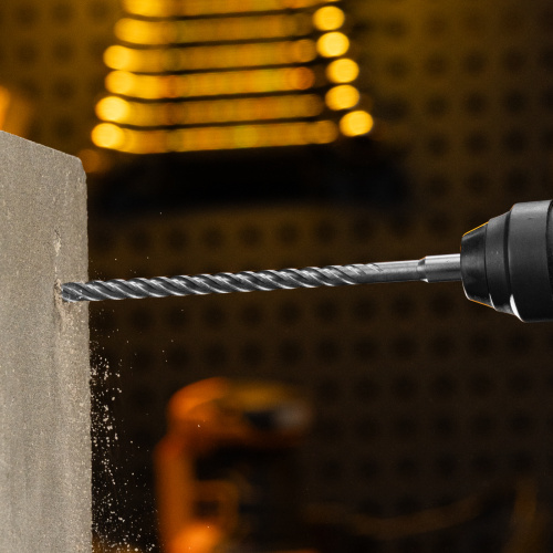 Бур по бетону, цельная крестовая пластина, 8x265 мм, SDS PLUS Denzel по ценам производителя в Екатеринбурге с доставкой по всей России